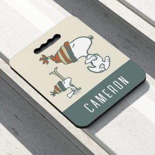 Peanuts Snoopy & Woodstock Ski Trip Seat Cushion