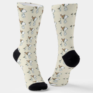 Peanuts Snoopy & Woodstock Ski Trip Socks