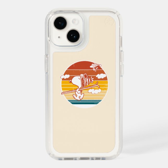 Peanuts | Snoopy & Woodstock Ski Trip Speck iPhone Case (Front)