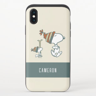 Peanuts   Snoopy & Woodstock Ski Trip iPhone X Slider Case