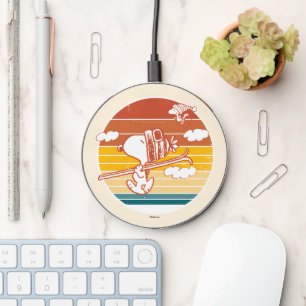 Peanuts Snoopy & Woodstock Ski Trip Wireless Charger