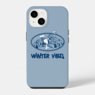 Peanuts Snoopy & Woodstock Skiing iPhone 14 Case