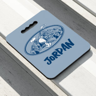 Peanuts Snoopy & Woodstock Skiing Seat Cushion