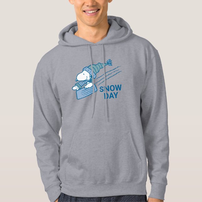 Peanuts | Snoopy & Woodstock Sledding Hoodie (Front)