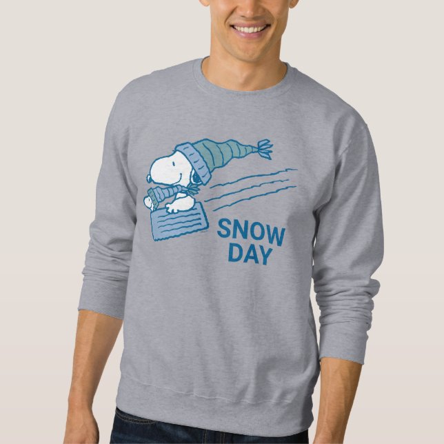 Peanuts | Snoopy & Woodstock Sledding Sweatshirt (Front)