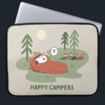 Peanuts | Snoopy & Woodstock Sleeping Campers Laptop Sleeve<br><div class="desc">Take a look at this cute Peanuts Nestled in the Woods design featuring Snoopy and his campers sleeping at camp.</div>