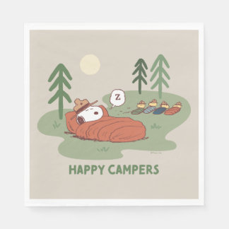 Peanuts | Snoopy & Woodstock Sleeping Campers Napkins