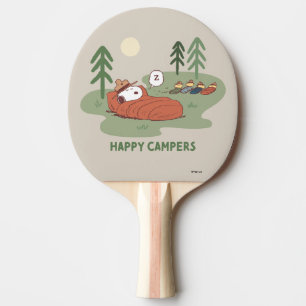 Peanuts   Snoopy & Woodstock Sleeping Campers Ping Pong Paddle