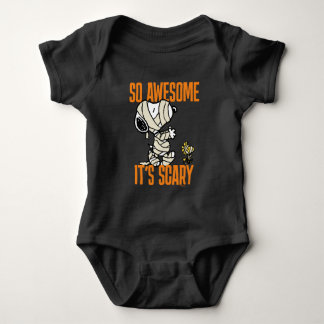 Peanuts | Snoopy & Woodstock So Awesome It's Scary Baby Bodysuit