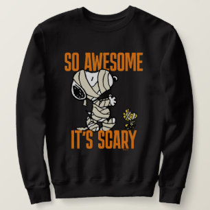Peanuts Snoopy & Woodstock So Awesome It's Scary Sweatshirt