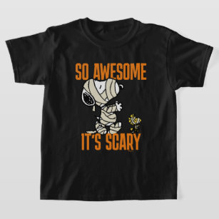 Peanuts   Snoopy & Woodstock So Awesome It's Scary T-Shirt