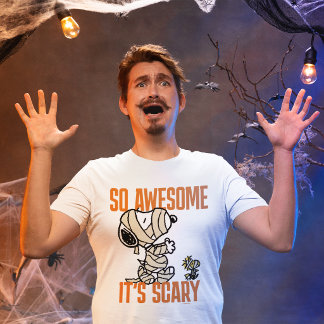 Peanuts | Snoopy & Woodstock So Awesome It's Scary Tri-Blend Shirt