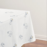 Peanuts | Snoopy & Woodstock Soft Gray Pattern Tablecloth<br><div class="desc">Add this cute pastel play time design featuring Snoopy & Woodstock to your collection or give as a gift.</div>