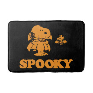Peanuts Snoopy & Woodstock Spooky Vampires Bath Mat