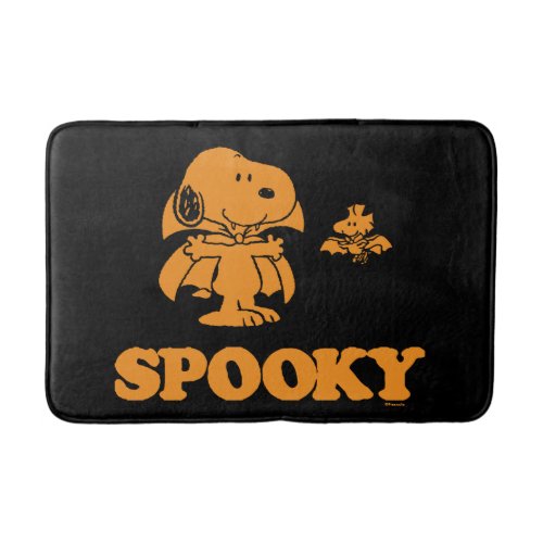 Peanuts  Snoopy  Woodstock Spooky Vampires Bath Mat