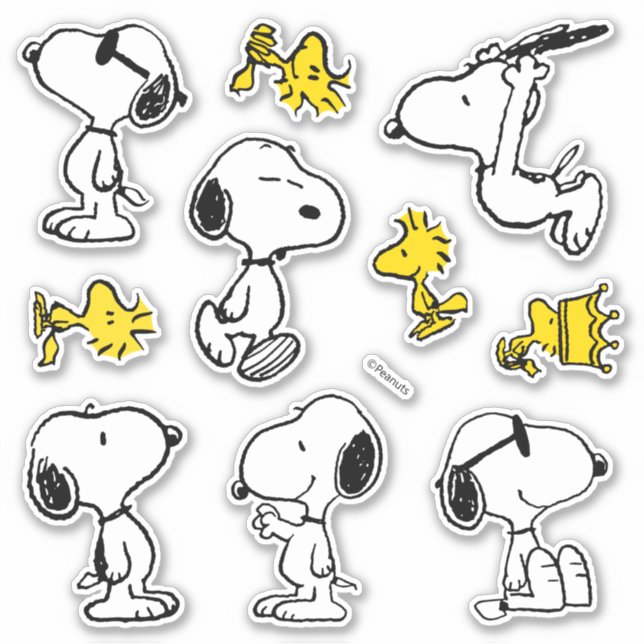 Peanuts | Snoopy & Woodstock Sticker (Front)
