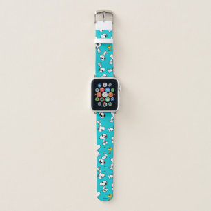 Peanuts Snoopy & Woodstock Sunglasses Pattern Apple Watch Band