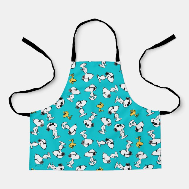 Peanuts | Snoopy & Woodstock Sunglasses Pattern Apron (Front)