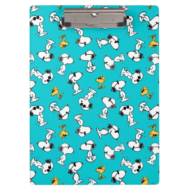 Peanuts | Snoopy & Woodstock Sunglasses Pattern Clipboard (Front)