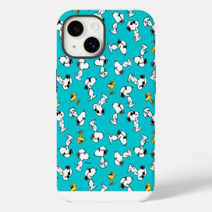 Peanuts Snoopy & Woodstock Sunglasses Pattern iPhone 14 Case
