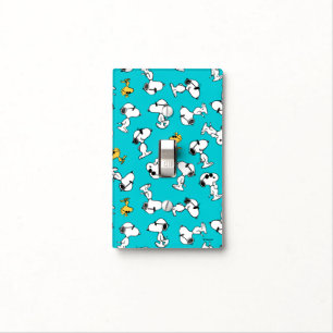 Peanuts Snoopy & Woodstock Sunglasses Pattern Light Switch Cover