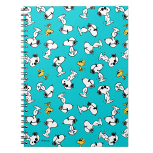 Peanuts Snoopy & Woodstock Sunglasses Pattern Notebook