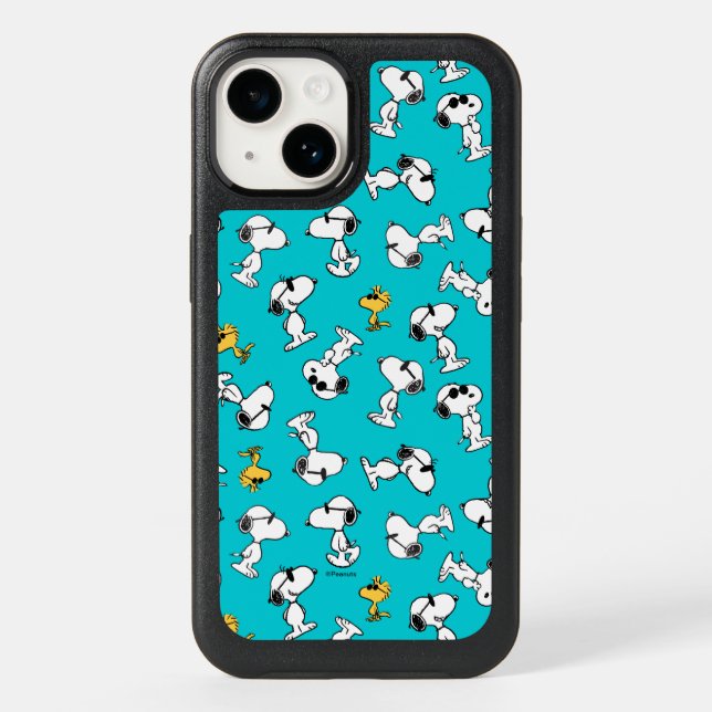 Peanuts | Snoopy & Woodstock Sunglasses Pattern Otterbox iPhone Case (Back)