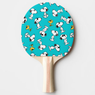 Peanuts   Snoopy & Woodstock Sunglasses Pattern Ping Pong Paddle