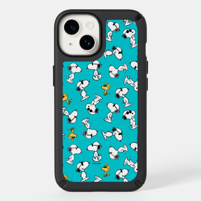 Peanuts | Snoopy & Woodstock Sunglasses Pattern Speck iPhone Case (Front)