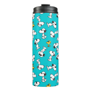 Peanuts Snoopy & Woodstock Sunglasses Pattern Thermal Tumbler