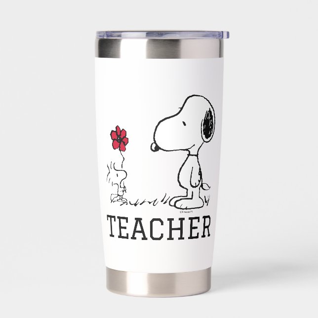 PEANUTS | Snoopy & Woodstock Teacher Insulated Tumbler (Left)