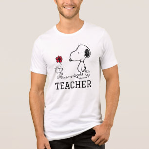 PEANUTS Snoopy & Woodstock Teacher Tri-Blend Shirt