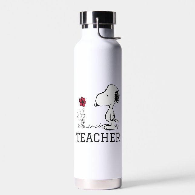 PEANUTS | Snoopy & Woodstock Teacher Water Bottle (Left)
