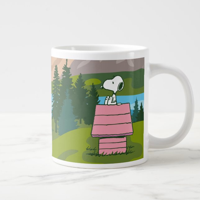 Peanuts | Snoopy & Woodstock The Great Outdoors Giant Coffee Mug (Right)