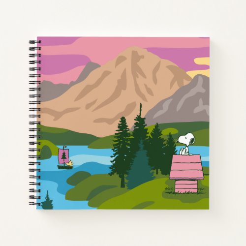 Peanuts  Snoopy  Woodstock The Great Outdoors Notebook