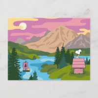 Peanuts | Snoopy & Woodstock The Great Outdoors Postcard