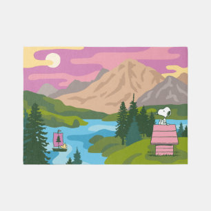 Peanuts Snoopy & Woodstock The Great Outdoors Rug