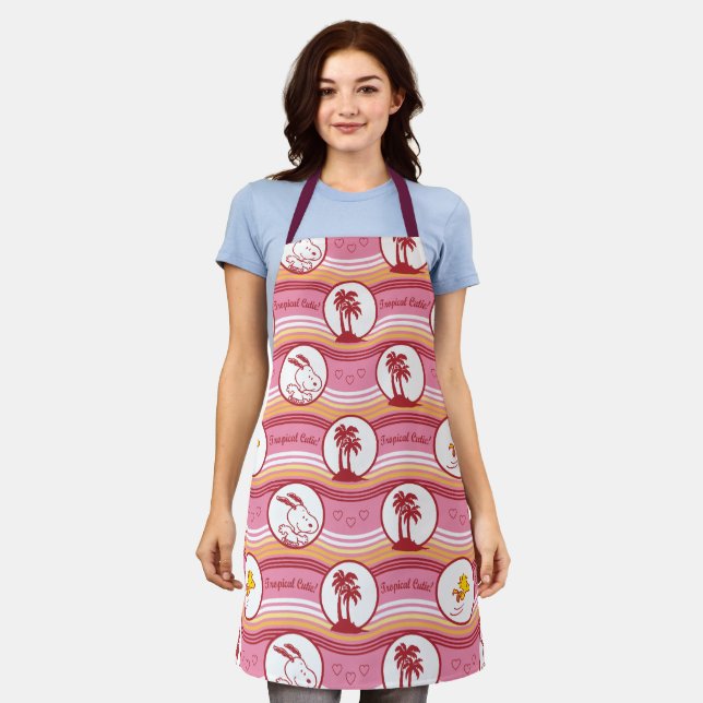 Peanuts | Snoopy & Woodstock Tropical Cutie Apron (Worn)