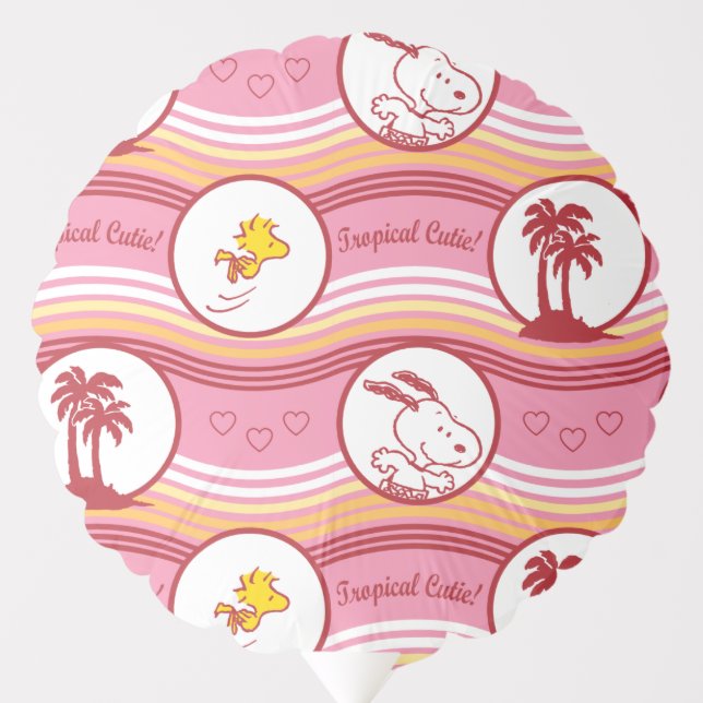 Peanuts | Snoopy & Woodstock Tropical Cutie Balloon (Front)