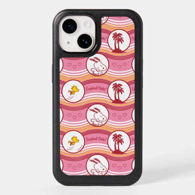 Peanuts | Snoopy & Woodstock Tropical Cutie Otterbox iPhone Case (Back)