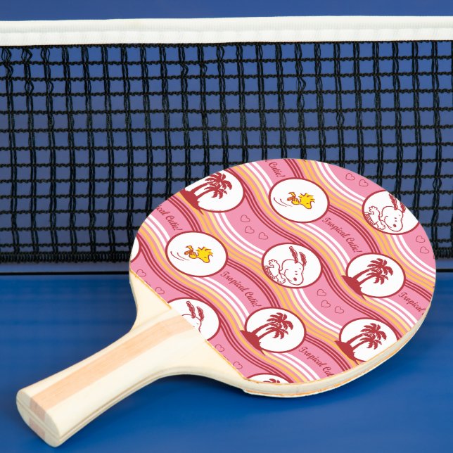 Peanuts | Snoopy & Woodstock Tropical Cutie Ping Pong Paddle (Insitu)