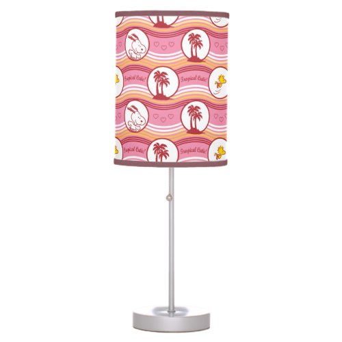 Peanuts  Snoopy  Woodstock Tropical Cutie Table Lamp