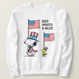 Peanuts   Snoopy & Woodstock Uncle Sams Sweatshirt