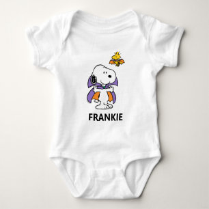 Peanuts Snoopy Woodstock Vampire Halloween Baby Bodysuit