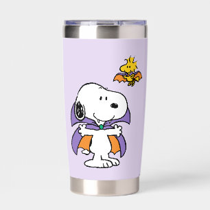 Peanuts Snoopy Woodstock Vampire Halloween Insulated Tumbler
