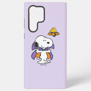 Peanuts Snoopy Woodstock Vampire Halloween Samsung Galaxy S22 Ultra Case