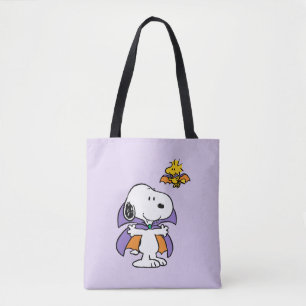 Peanuts Snoopy Woodstock Vampire Halloween Tote Bag