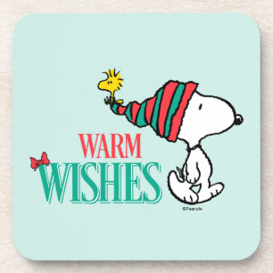 Peanuts   Snoopy & Woodstock Warm Wishes Beverage Coaster