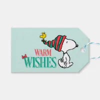 Peanuts, Snoopy & Woodstock Warm Wishes Gift Tags