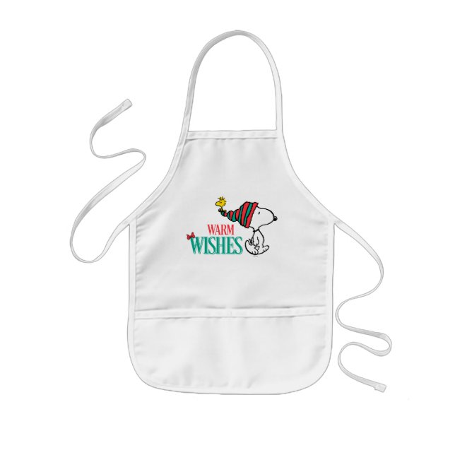 Peanuts | Snoopy & Woodstock Warm Wishes Kids' Apron (Front)